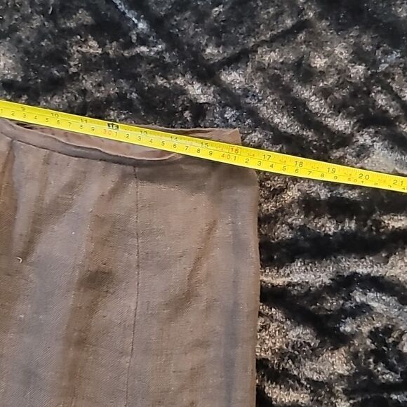 Lafayette 148 Brown Embroidered Skirt - Picture 7 of 8